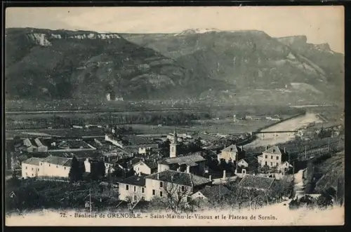 AK Saint-Martin-le-Vinoux, Banlieue de Grenoble et le Plateau de Sornin