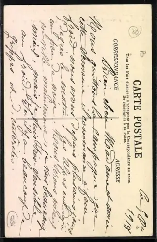 AK St. Vincent-de-Mercuze, Le Hameau du Montalieu avec vue sur les montagnes du Dauphiné