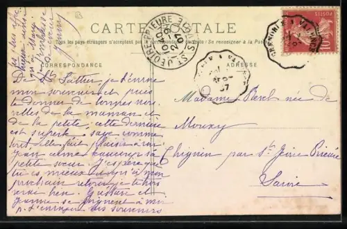 AK St-Lattier /Isère, Vue générale Les Fauries