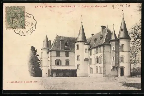 AK Saint-Siméon-de-Bressieux, Château de Gauttefred