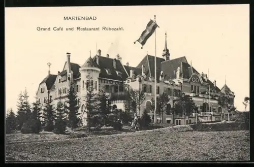 AK Marienbad, Grand Cafe und Restaurant Rübezahl