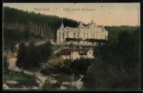 AK Marienbad, Hotel Schloss Miramonte