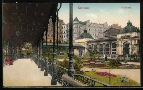 AK Karlsbad, Stadtpark