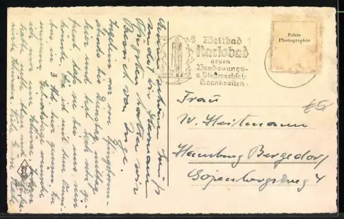 AK Karlsbad, Schillerstrasse