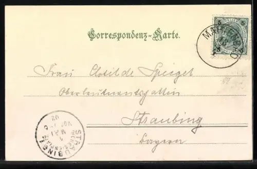 AK Marienbad, Kreuzbrunnen-Colonnade