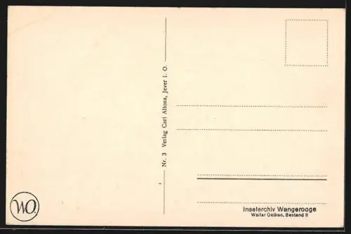 AK Wangeroog, Partie in der Zedelinstrasse