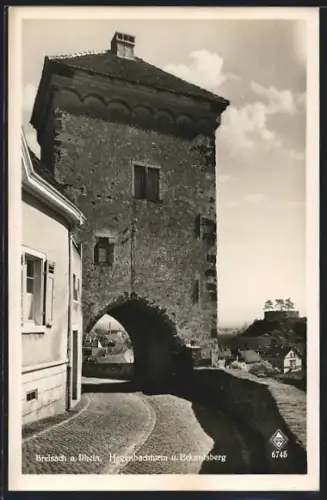 AK Breisach a. Rhein, Hagenbachturm und Eckartsberg