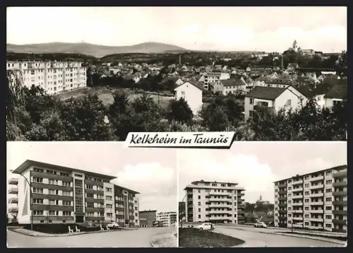 AK Kelkheim im Taunus, Wohnsiedlungen und Stadtansicht