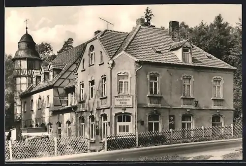AK Neustadt /Orla, HO-Gaststätte Sachsenburg