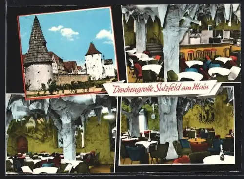 AK Sulzfeld am Main, Gasthaus Drachen-Grotte, Inh. Edi u. Rosemarie Wadenklee