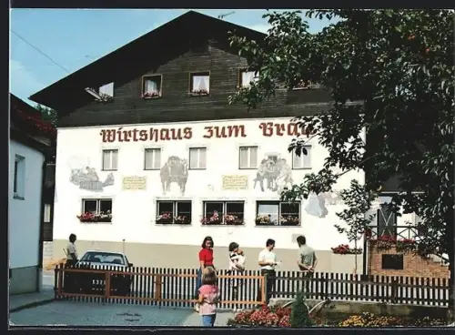 AK Zandt /Cham, Gasthaus zum Bräu, Kirchplatz 1