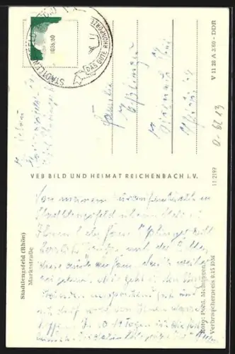 AK Stadtlengsfeld /Rhön, Markstrasse