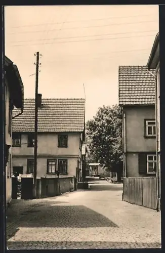 AK Stadtlengsfeld /Rhön, Burgstrasse, Wohnhäuser