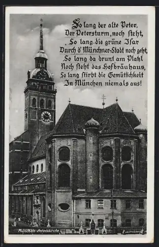 AK München, Peterskirche