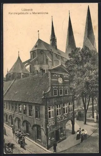 AK Lübeck, Kanzleigebäude, Marienkirche