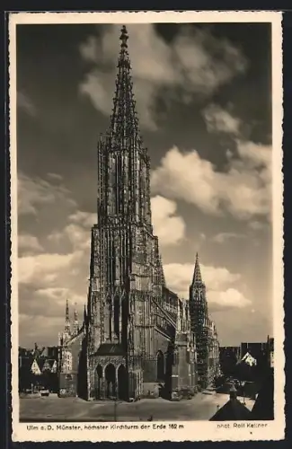 AK Ulm a. D., Münster, höchster Kirchturm der Erde