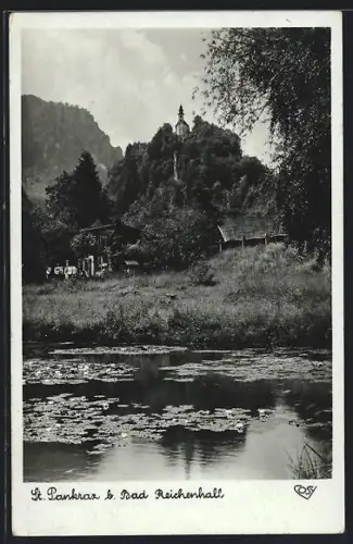 AK Bad Reichenhall, St. Pankraz-Kirche