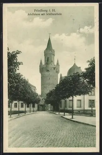 AK Friedberg i. H., Adolfsturm, Schillerschule