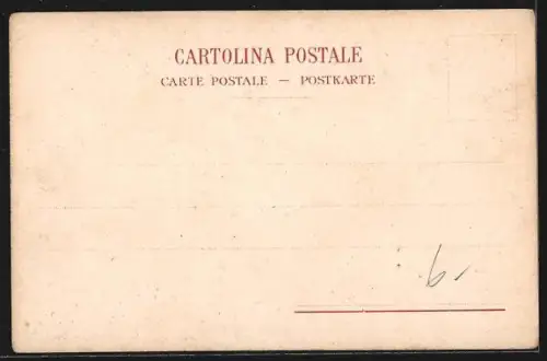 AK Napoli, Foria - Piazza Cavour, Pferdebahn