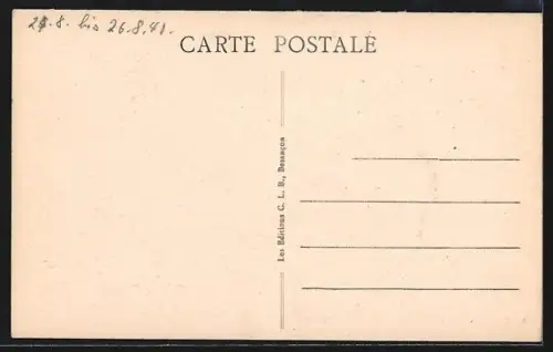 AK Dijon, Avenue de la Gare, Strassenbahn