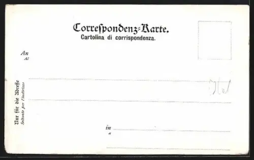 AK Trieste, Corso, Strassenbahn