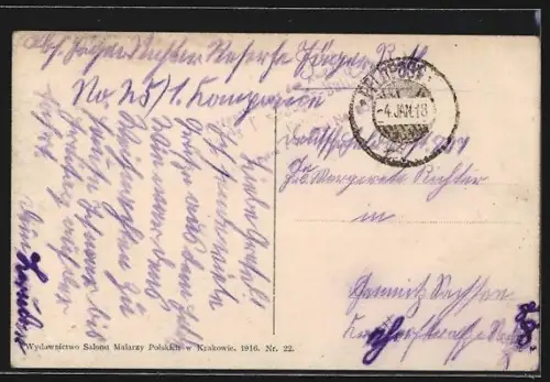 AK Lwów / Lemberg, Place Maryacki, Strassenbahn auf dem Marien-Platz, Pferdekutsche