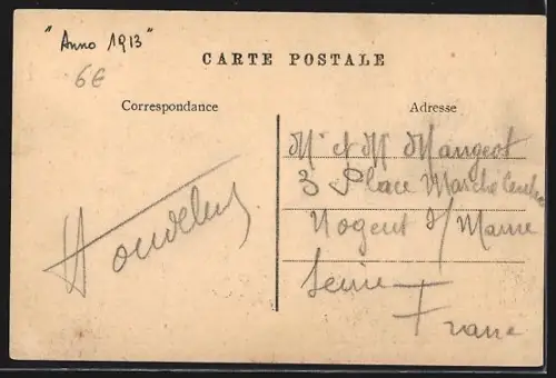 AK Liège, Le Pont des Arches, Strassenbahn