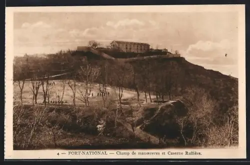 AK Fort-National, Champ de manoeuvres et Caserne Rullière