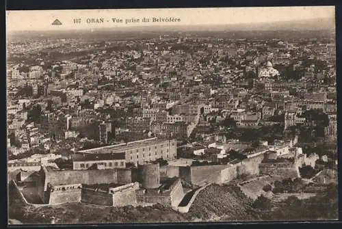 AK Oran, Vue prise du Belvédère