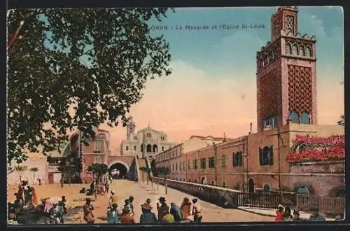 AK Oran, La Mosquée et l`Eglise St-Louis