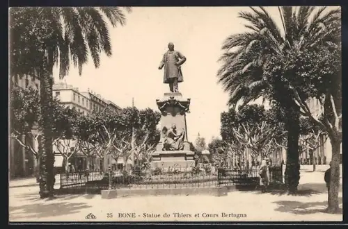 AK Bone, Statue de Thiers et Cours Bertagna