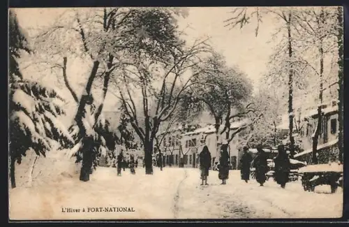 AK Fort-National, L`Hiver à Fort-National
