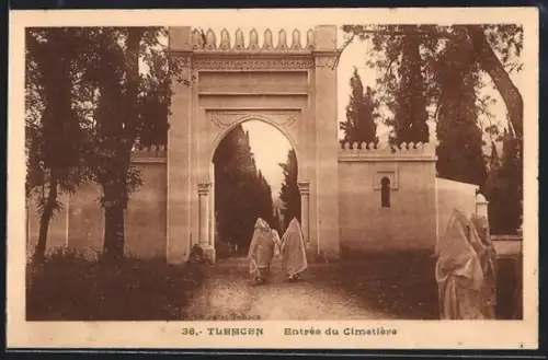 AK Tlemcen, Entrée du Cimetière