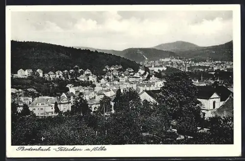 AK Bodenbach-Tetschen a. Elbe, Panorama