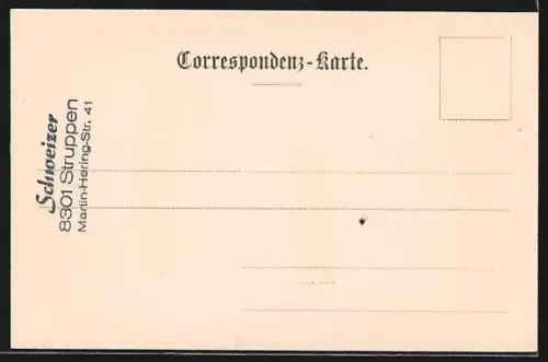 AK Schreckenstein b. Aussig, Blick zur Burg mit Dampfer