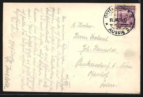 AK Tetschen a. Elbe, Panorama