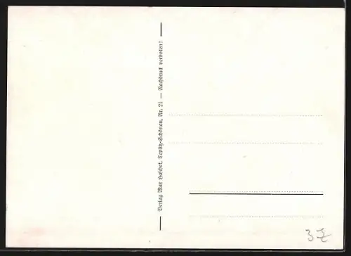 AK Bad Teplitz-Schönau, Städtisches Kurhaus, Stadttheater, Teilansicht mit Kirche