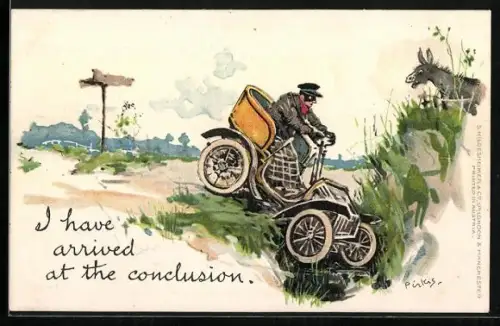 AK Autofahrer lenkt sein Auto in einen Graben