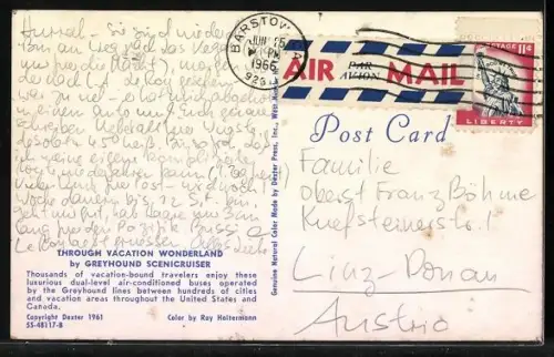 AK Through Vacation Wonderland by Greyyhound Scenicruiser, Autobus