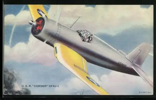 AK Corsair XF4U-1 of the U.S. Navy, Flugzeug