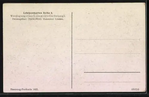 AK Hannover-Linden, Teilansicht einer neuzeitlichen Zylinderwerkstatt, Eisenbahn