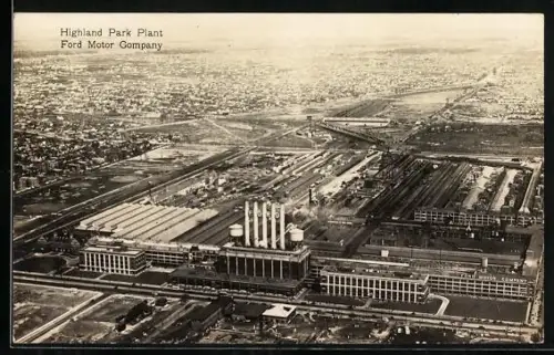 AK Detroit, MI, Highland Park Plant, Ford Motor Company, Auto-Fabrik