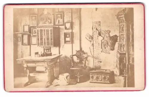 Fotografie unbekannter Fotograf, Ansicht Eisenach, die Lutherstube in der Wartburg