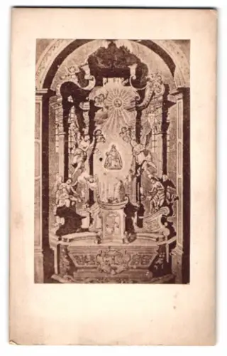 Fotografie unbekannter Fotograf, Ansicht Maria Taferl, Bild des Hochaltar in der Basilika