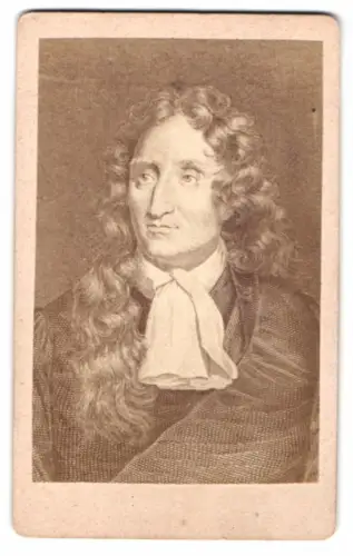 Fotografie Portrait Lafontaine, nach A. Graff