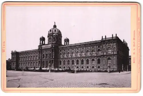 Fotografie Römmler & Jonas, Dresden, Ansicht Wien, K. K. Hof-Museen