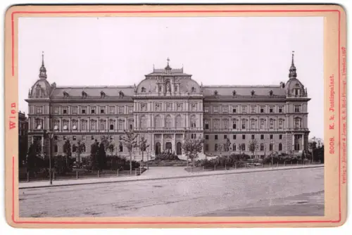 Fotografie Römmler & Jonas, Dresden, Ansicht Wien, der K. K. Justizpalast