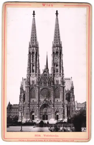 Fotografie Römmler & Jonas, Dresden, Ansicht Wien, die Votivkirche