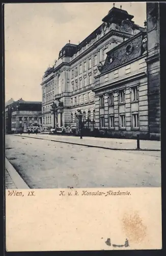 AK Wien, K. u. k. Konsular-Akademie