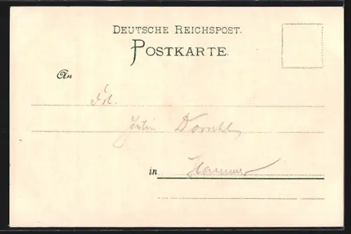 Künstler-AK Wilhelmshöhe, Blick auf das Schloss Wilhelmshöhe mit Teich